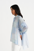 Cosmos icy blue top