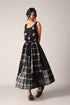 Coziae patchwork black skirt