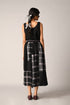 Coziae patchwork black skirt