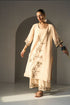 Cream basant kurta with pants