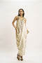 Cream drapped dress