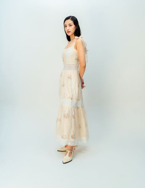 Creame sunset dress