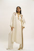 Cream kurta with trousers