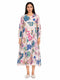 Multicolor floral printed dress