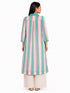 Multicolor embroidered shirt tunic