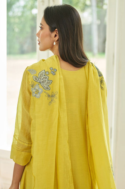 Daffodil anarkali set