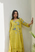 Daffodil applique embroidered co-ord set