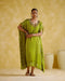Dakshayani green kaftan