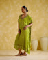 Dakshayani green kaftan