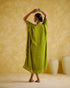 Dakshayani green kaftan