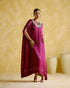 Dakshayani purple kaftan