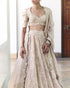 Dakshyani ivory lehenga set