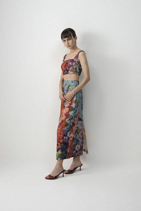 Darlington embroidered blouse and skirt