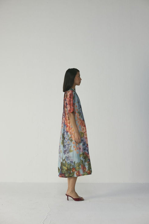 Darlington pintuck dress