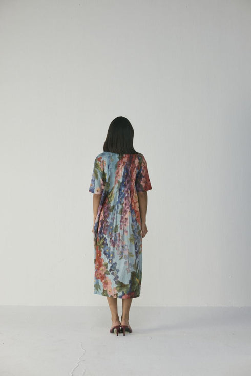 Darlington pintuck dress