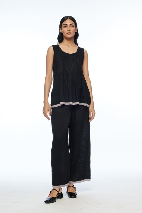 Davurica black pintuck camisole