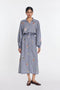 Delphinium embroidered dress