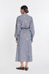 Delphinium embroidered dress