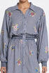 Delphinium embroidered dress