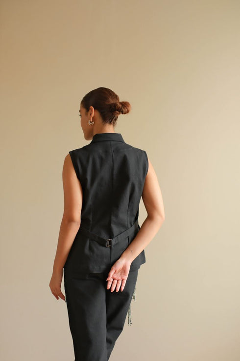 Denim midnight blue black jacket