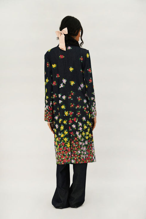 Derongensis double-breasted belted jacket