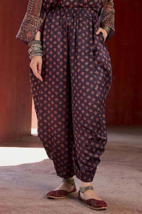 Dhun black cowl salwar