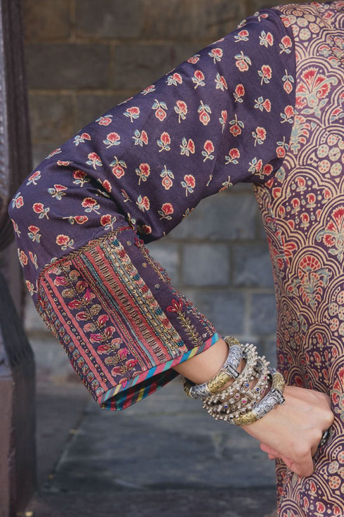 Dhun black heavy short kurta