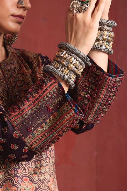 Dhun black light short kurta