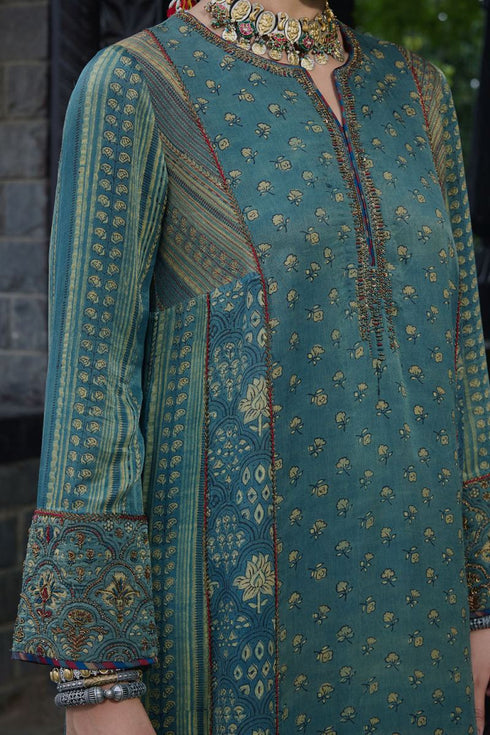Dhun blue heavy phiran kurta