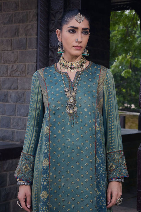 Dhun blue heavy phiran kurta