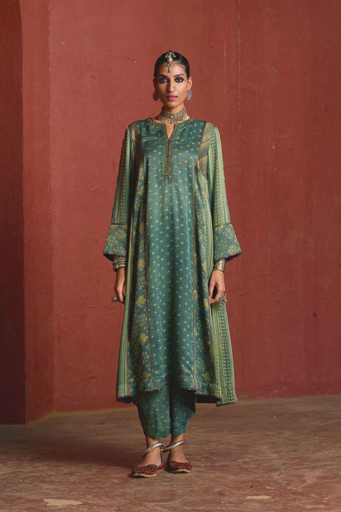Dhun blue light phiran kurta