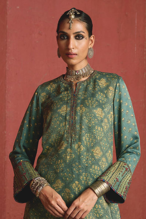 Dhun blue light short kurta