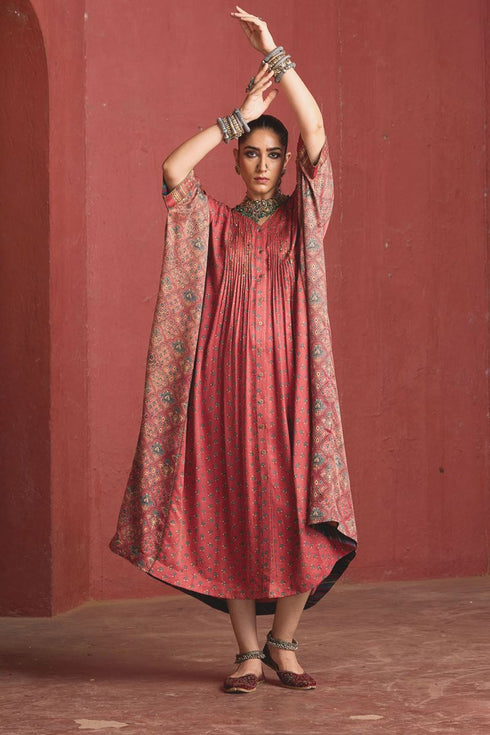 Dhun vintage pink dress