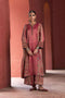 Dhun vintage pink heavy phiran kurta
