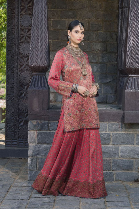 Dhun vintage pink sharara