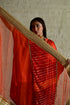 Diagonal orange dupatta