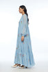 Diplodonta blue embroidered dress