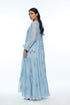 Diplodonta blue embroidered dress