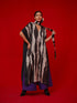 Discover black and grey kaftan