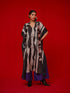 Discover black and grey kaftan