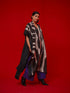 Discover black and grey kaftan