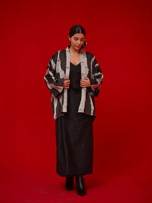 Discover black and grey overlay