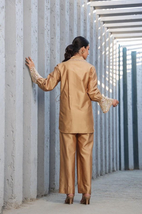 Dori paisley gathered co-ord set