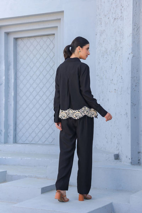 Dori paisley heavy hem co-ord set