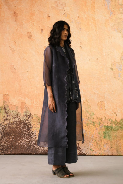 Dune stone blue co-ord set with luna jacket