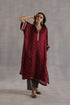 Durbaar chakra red kurta set