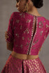 Durbaar malhar magenta lehenga set