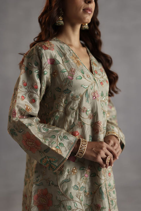 Durbaar marwa multicolor kurta set
