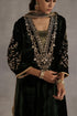 Durbaar minar green kurta set
