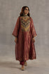 Durbaar navratna garnet kurta set